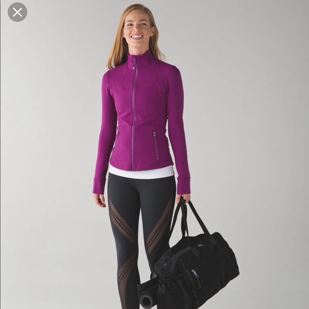 Lululemom Plum Define Jacket - Size 6